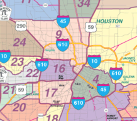 Houston MLS areas