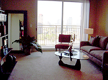 Dominion Post Oak living room