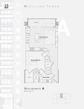Highland Tower floorplan