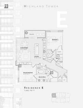 Highland Tower floorplan