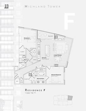 Highland Tower floorplan