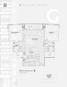 Highland Tower floorplan