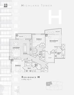 Highland Tower floorplan