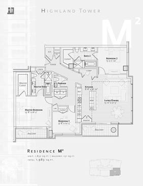 Highland Tower floorplan